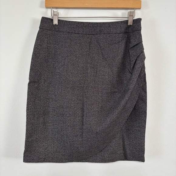 BCX Dark Gray Pleated Skirt Size 7 - Picture 1 of 7